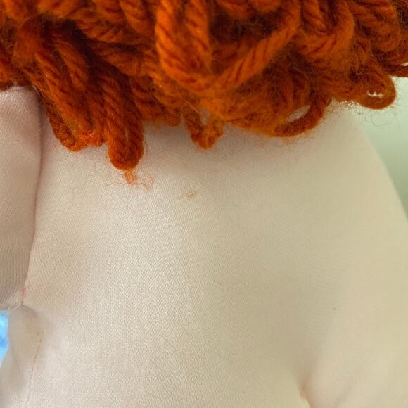 VTG Handmade Soft Sculpture Cabbage Patch Little People STYLE Fabric Doll Baby - Picture 13 of 15